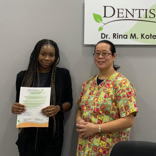 Danielle H, Patients who recently successfully completed the Soft Tissue Management Program at Dentistry on 10