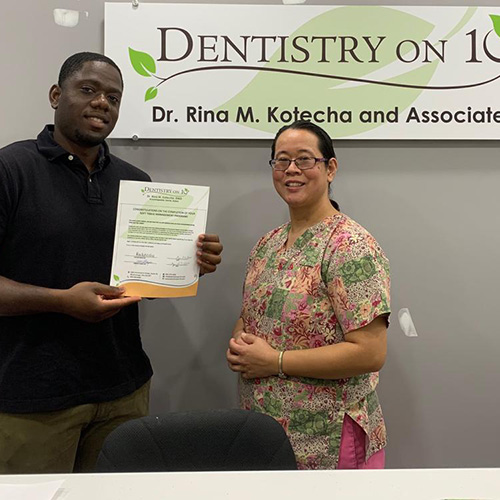 Michael O, Patients who recently successfully completed the Soft Tissue Management Program at Dentistry on 10